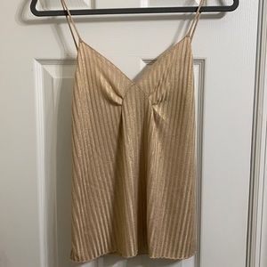 Rose Gold Metallic Tank Top